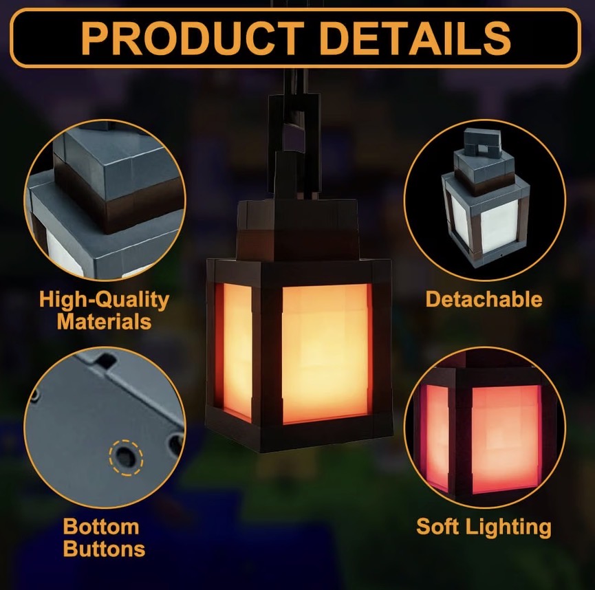 Minecraft lantern lamp